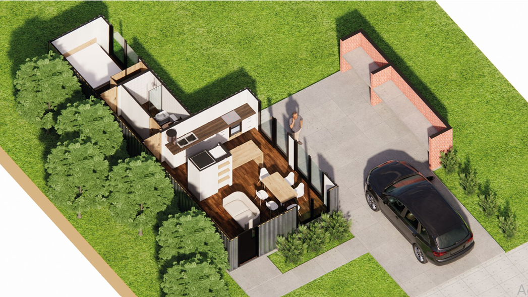 Casa Container 45m² op2